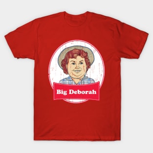 Big Deborah Vintage Crack Texture T-Shirt